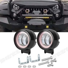 3inch Round Led Work Light Bar Spot Pods Driving Fog Halo Off Road Atv Utv 4wd 3inch Round Led Work Light Bar Spot Pods Driving Fog Halo Off Road Atv Utv 4wd