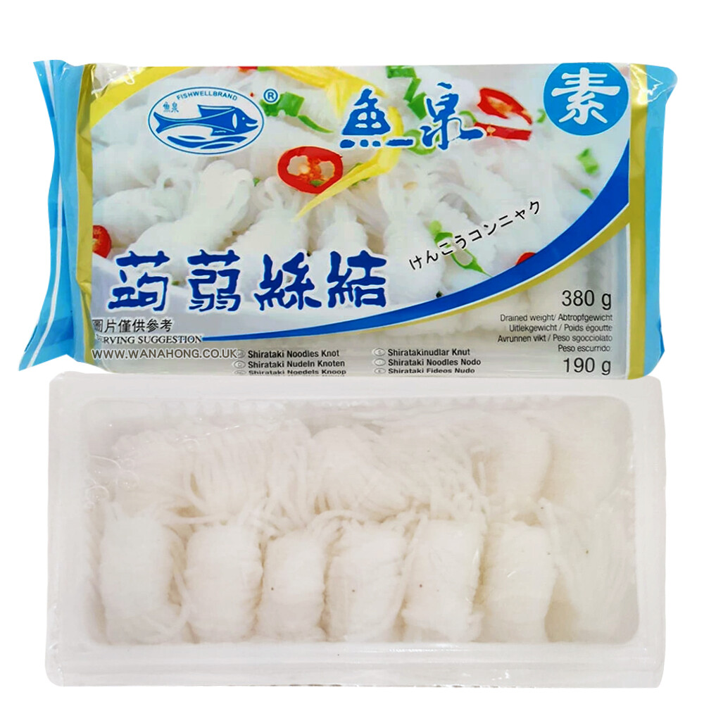 きなこ WNH Food White Konjac Pasta Shirataki Noodles 380G x20 Vegan