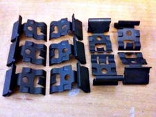 1957-1964 Chevrolet Rear Windshield Window Back Glass Reveal Moulding Clips NOS