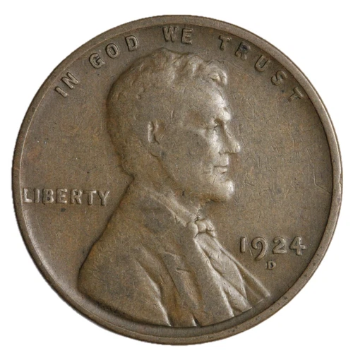 1924-D Lincoln Wheat Cent Penny Better Grade Complete Your Album!!