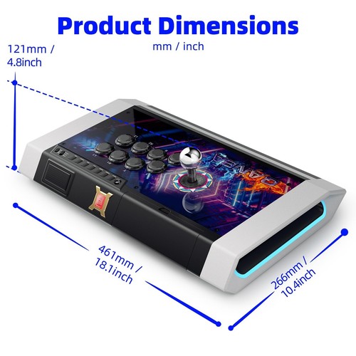 qanba Q3 Obsidian Silent Arcade Joystick Multifunction Edition for PC (Fighti... - Picture 9 of 9