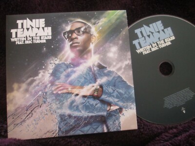 Tinie Tempah Feat Eric Turner Written In The Stars Parlophone CDRDJ6818 Promo CD