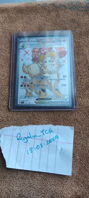 Secret Rare Arcanine ex 224/198 Scarlet & Violet