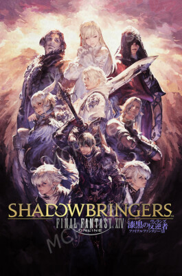 Final Fantasy XIV Online Shadowbringer PS4 Premium POSTER MADE IN