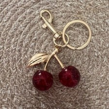 Red Cherry Keychain charm