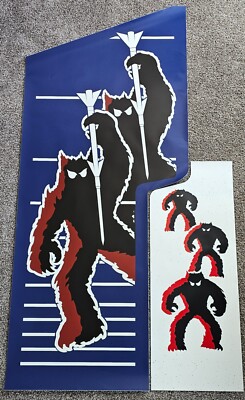 SPACE INVADERS complete 5 piece side and front art kit             PA EXCLUSIVE!