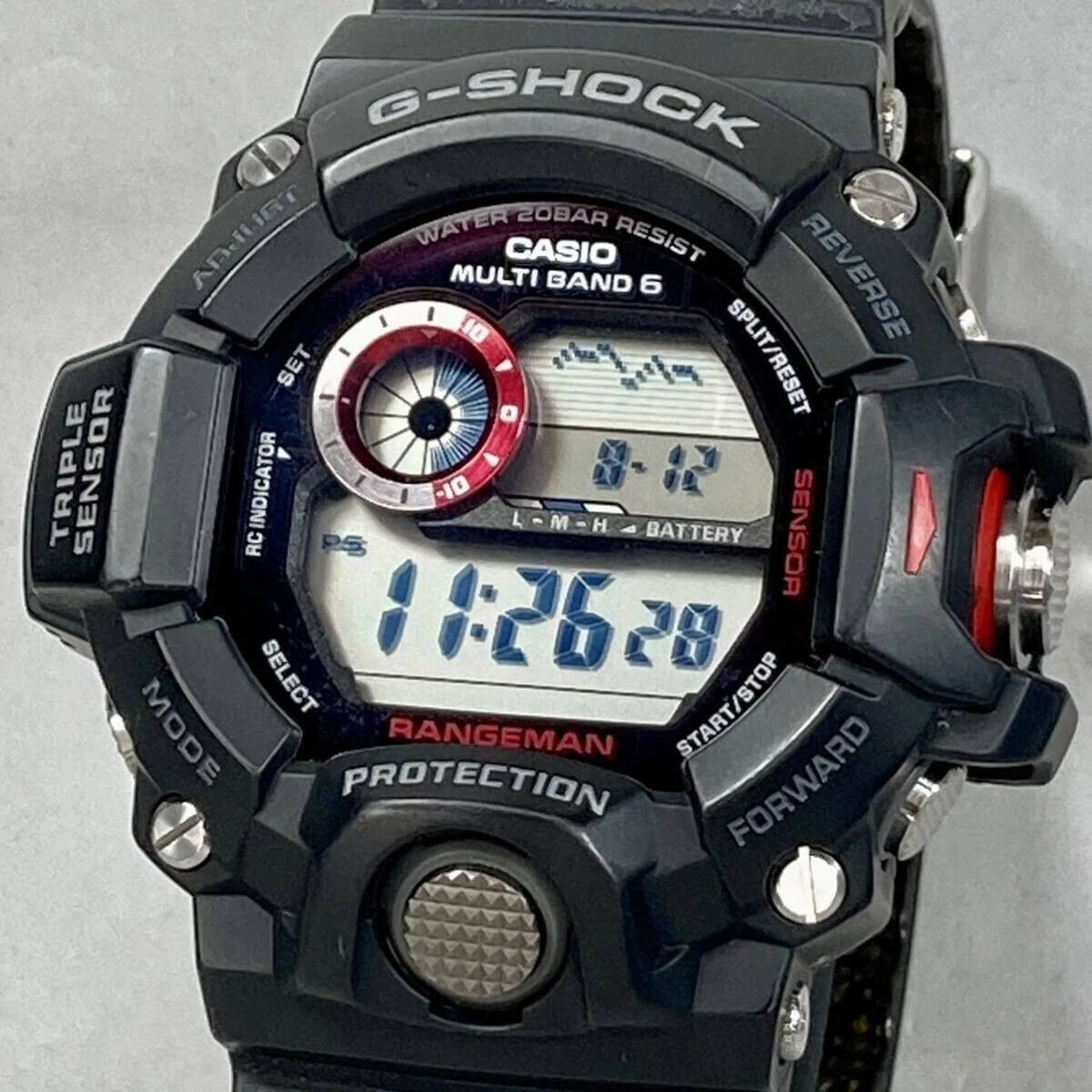 Casio G-SHOCK GW-9400J-1JF Men Watch Master of G RANGEMAN Triple Sensor Digital