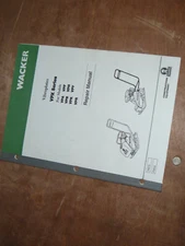 Wacker VPF 1750 Vibroplate Compactor Operator Maintenance Service Repair Manual