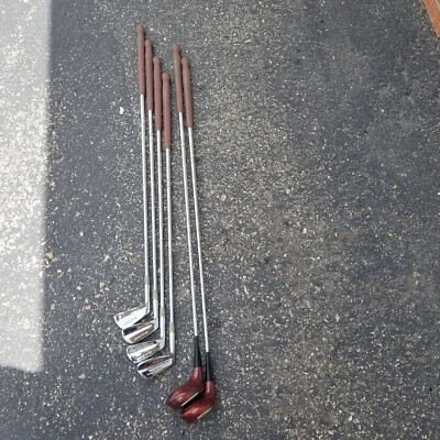 #ad #ad Allied Women#x27;s Golf Set Steel Shaft RH Pro Force Golden Classic 3 5 7 9 amp; 1 3 $69.99