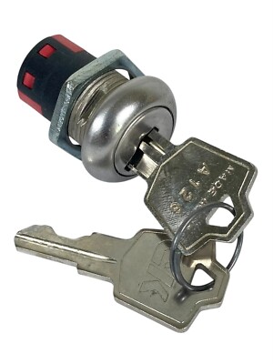 C&K Y10113-2-C-2-03-N ON-ON SPDT 4A KEY SWITCH WITH DETAILS.  NOS - MADE IN USA