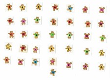 Choose One - Rare VTG Vintage Alpha-Bears CARDesign 1983 Sticker Teddy Bear