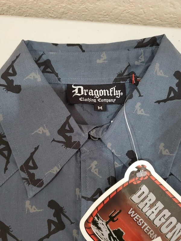 Camisa Western Libélula Vintage - M Foto 3 de 4