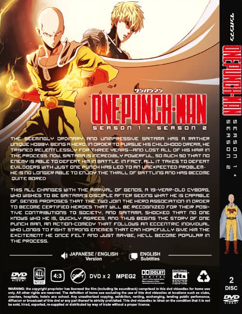 One punch man season 2 episode 1 kissanime english dub sales