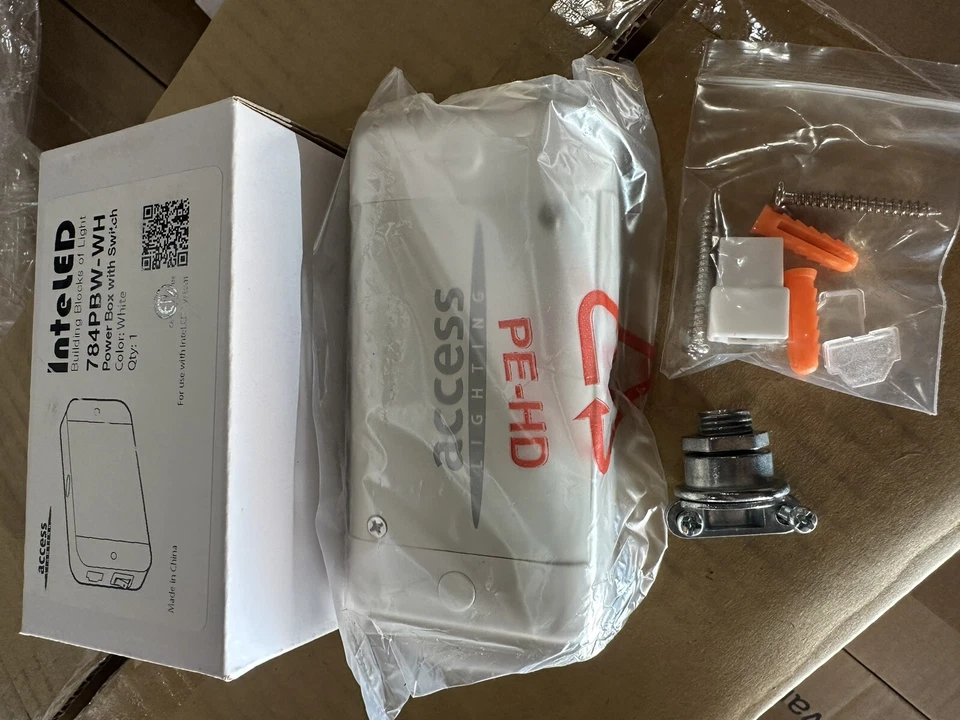 🔴Access Lighting 784PWB-WHT InteLed Hardware Connection Box With On/Off Switch - Image 3 of 4