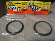 2 Dipsy Diver 3" O-Rings / For Trolling Closer To The Boat / Black Size 000