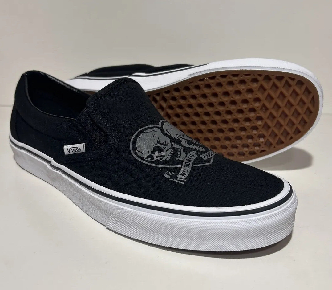 Vans Slip On Love You To Death Mens Size 10.5 Casual Black  display picture 1