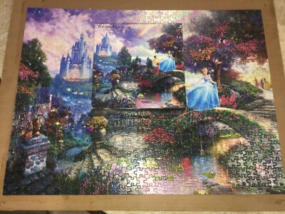 Cinderella Puzzle Thomas Kinkade Cinderella Wishes Upon a Dream