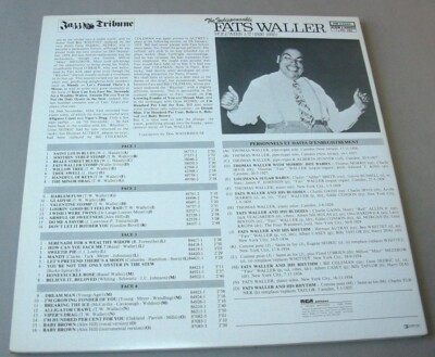 Fats WALLER (2LP 33T) Fats WALLER The Indispensable Vol 1/2 (1926