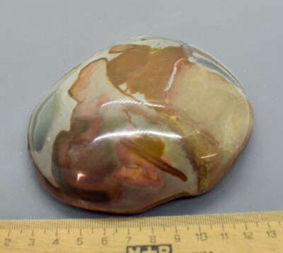 POLYCHROME JASPIS geschliffen Unikat Handarbeit 0,58 kg / 11x9,5x3 cm