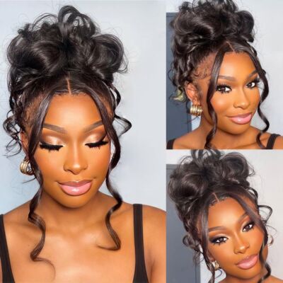 20 Inch Full Lace Frontal Wig Human Hair Body Wave Glueless Pre Plucked 20 Brazilian Body Wave Lace Front Wig | Human Hair | Pre  main image 3