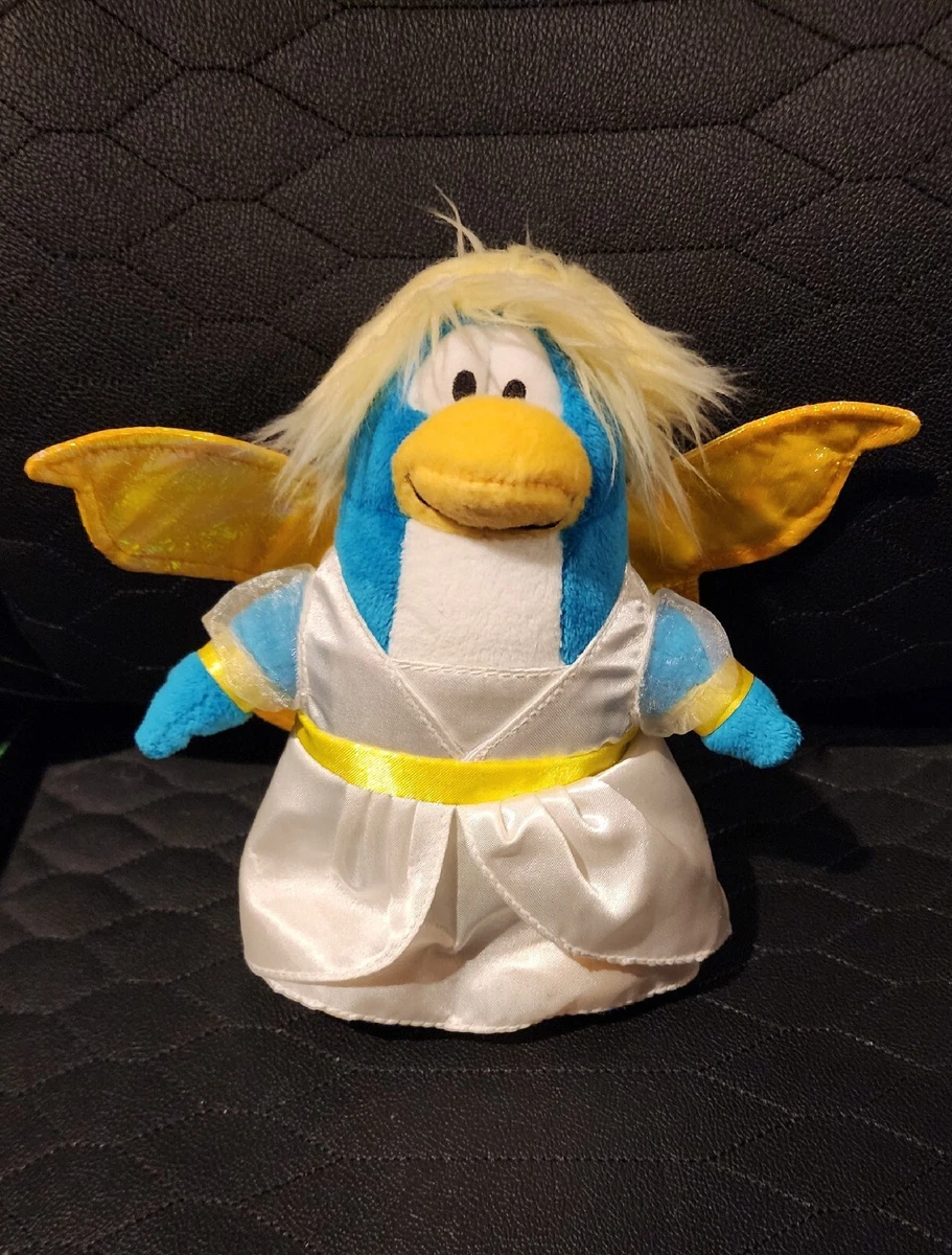 Disney Store Club Penguin White Snow Angel Fairy Stuffed Animal