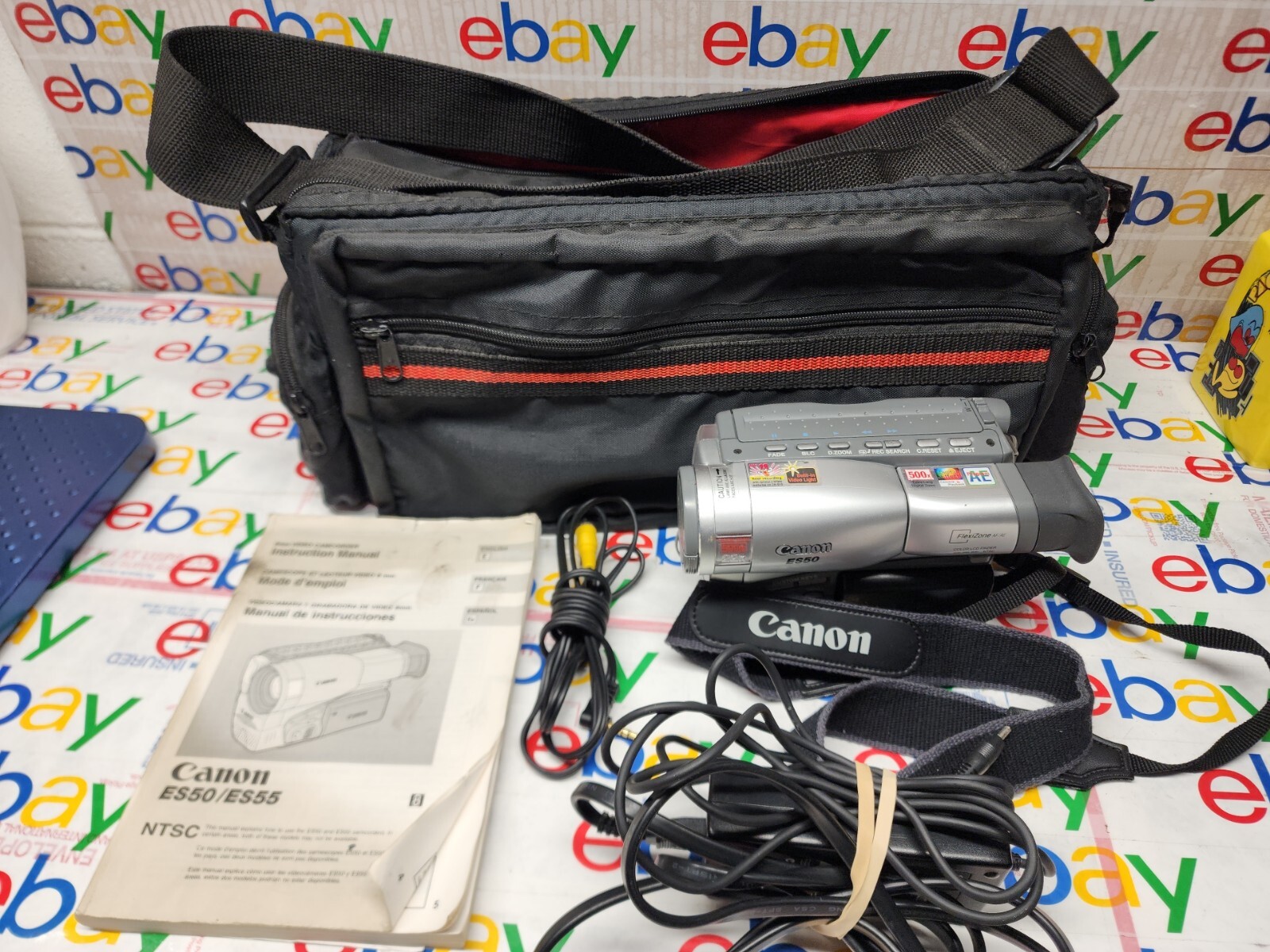 Canon ES50 ES50A 8mm Video8 Camcorder Camera VCR Player Camera Video eBay