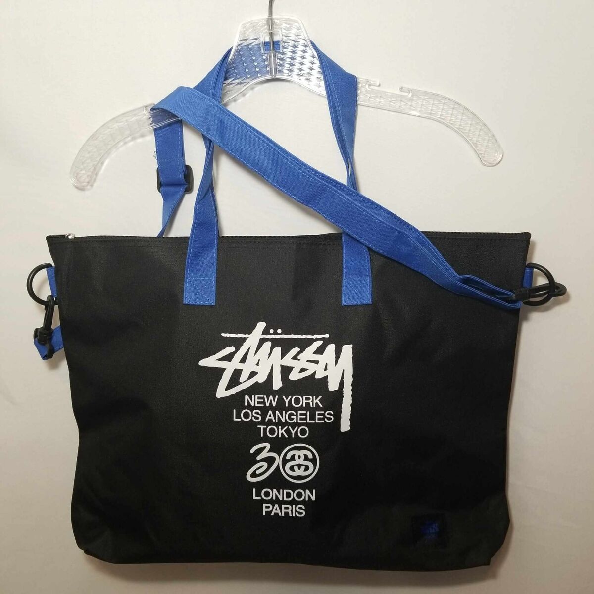 Stussy Tote Bag 30th Anniversary 2 Way Cross Body Shoulder Stussy Tote Bag 30th Anniversary 2 Way Cross Body Shoulder