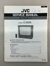 JVC C-2526 Original Service Manual Free Shipping