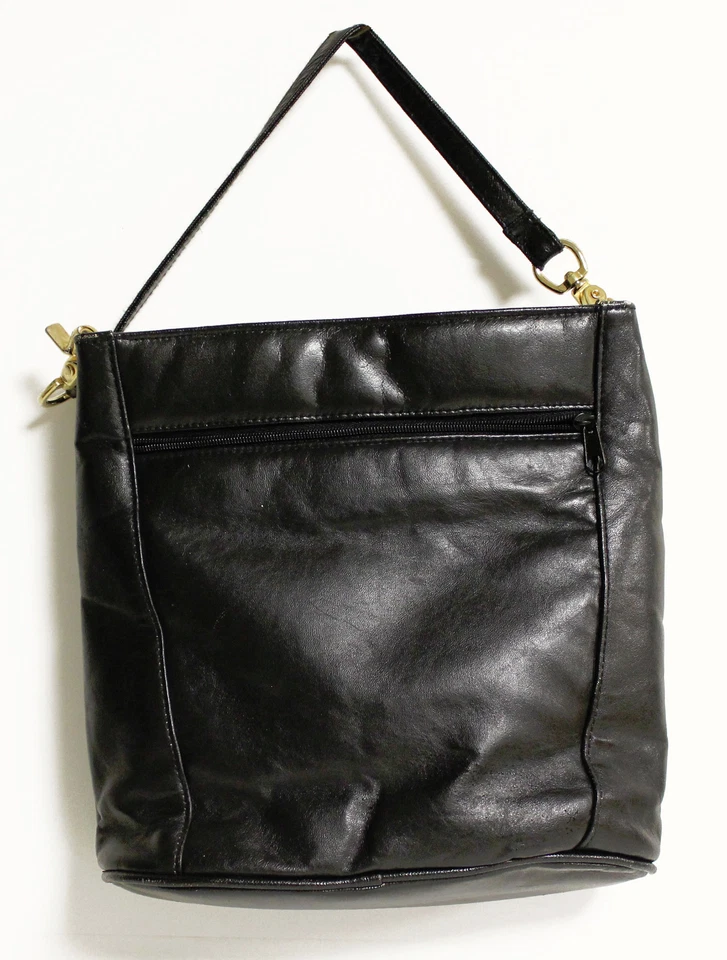 Cartera de hombro AJ VALENCI negra Foto 2 de 4