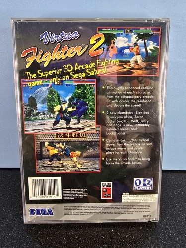 Virtua Fighter 2 - Sega Saturn Video Game USA NTSC Complete With Manual 1995 - Picture 5 of 18