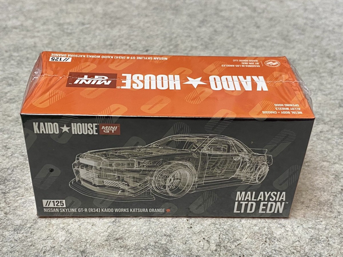 Kaido House LTD EDN Nissan Skyline GT-R R34 Katsura Orange Kaido House LTD EDN Nissan Skyline GT-R R34 Katsura Orange
