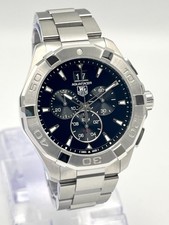 Tag Heuer Aquaracer CAY1110.BA0927 43mm Chronograph Black Dial Quartz Papers