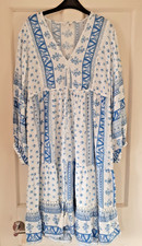 Monsoon Beach Boho Long Sleeve Dress. Size Medium
