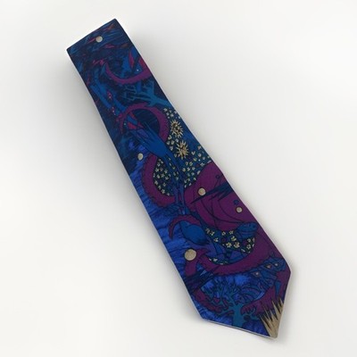 Vintage Beatles  NeckTie Octopus Garden Silk Manhattan Menswear, Retro