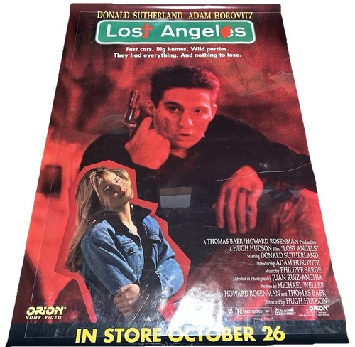 Original VHS Poster Los Angeles 27 X 40 Rolled Donald Sutherland