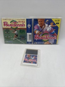 [Used in Case] HUDSON Power Tennis PC Engine Software Hu Card from Japan