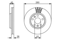 2X Bosch Bremsscheibe 0 986 479 576 FüR Citan Mercedes GroßRaumlimousine W415