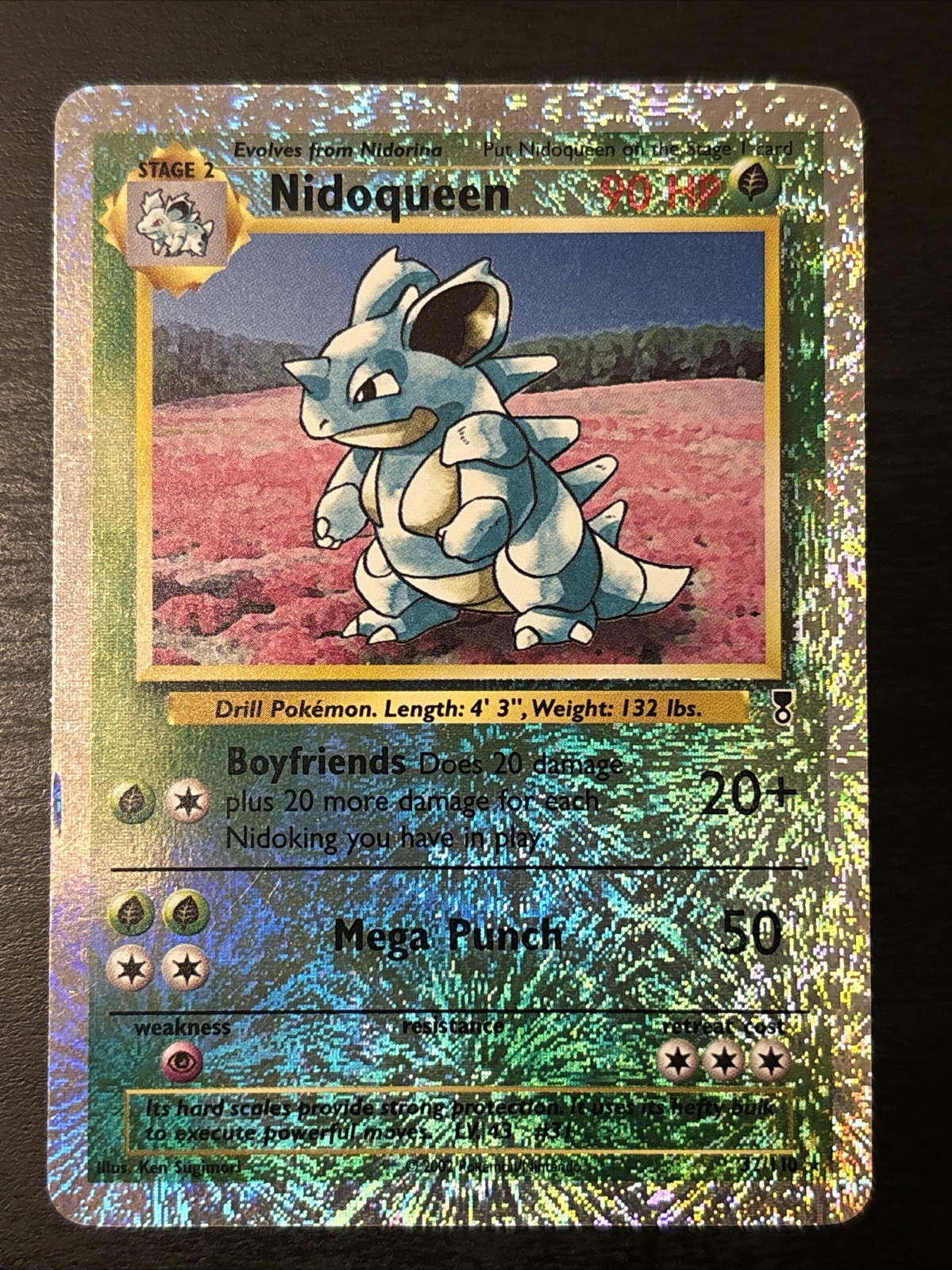 Nidoqueen 32/110 Legendary Collection Rare Reverse Holo - Firework Holo NM
