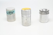 Vintage Metal Aluminum Film Cans 35mm Canisters G261