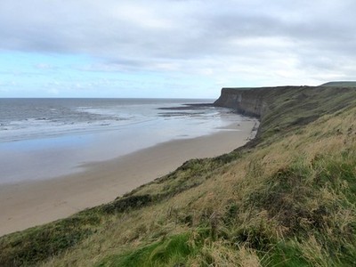 Photo 6x4 Eastern end of Saltburn Sands Saltburn-By-The-Sea With the prom c2017