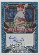 2021 Panini Prizm Rookie Teal Donut Circle 8/12 Spencer Howard #RA-SP Auto 0b2