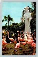 Miami FL-Florida, Miami Rare Bird Sanctuary, St Assisi, c1961Postcard