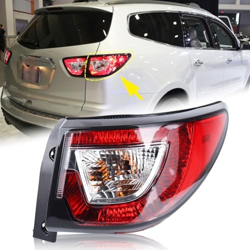 Tail Light Assembly Compatible for 2013-2017 Chevy Right Passenger Side - Picture 2 of 7