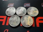 (5) Round Lot Liberty Draped Bust Design 1 Troy Oz .999 Fine Silver Bullion 5oz