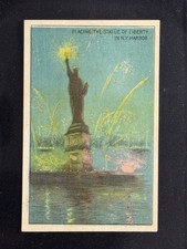 1910 T70 Placing The Statue Of Liberty - Historical Events Buffo Grand New York 1910 T70 Placing The Statue Of Liberty - Historical Events Buffo Grand New York