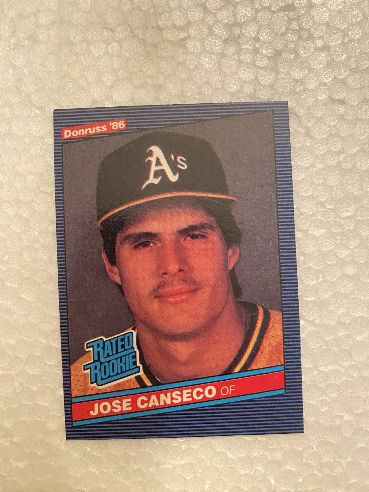 1986 DONRUSS #39 JOSE CANSECO ROOKIE CARD RC OAKLAND ATHLETICS