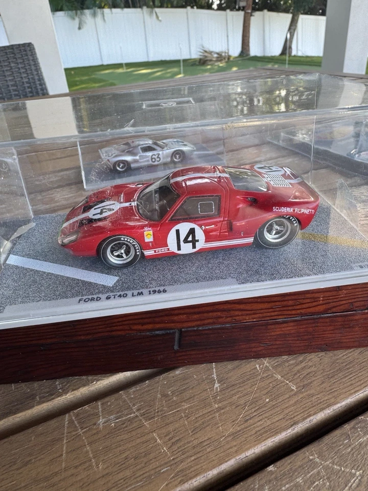 Bizarre 1966 Ford GT40 LM 1966 - RARE RED - 17th Hour Accident - Vintage BZ281 - Image 2 of 4