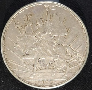 1913 Silver 1 Peso “Little Horse” Mexico Caballito 27g