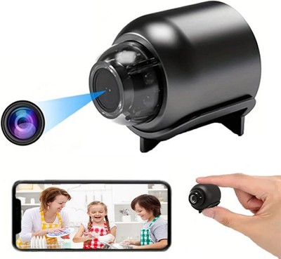 Mini Camara Oculta Espia De Seguridad WiFi 1080P Inalambrica Con Audio y Video