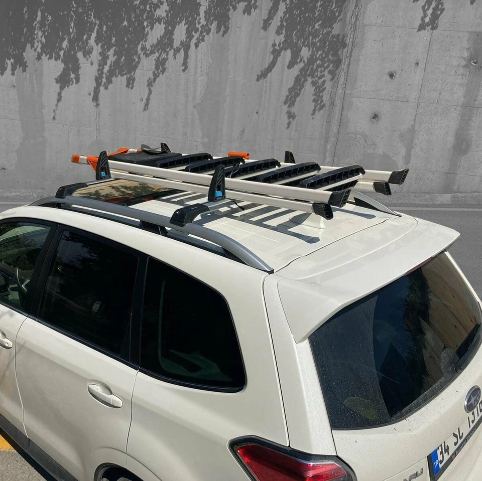 Roof Rack and Load Stops Ladder Tilt For Bmw X5 2004 - 2007 Silver - Изображение 2 из 4